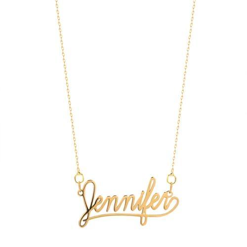 Jennifer name clearance necklace