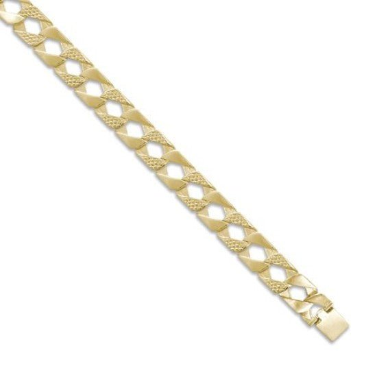 Solid yellow gold on sale bracelet