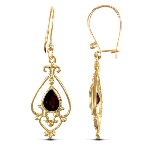 Garnet Earrings | My Jewel World