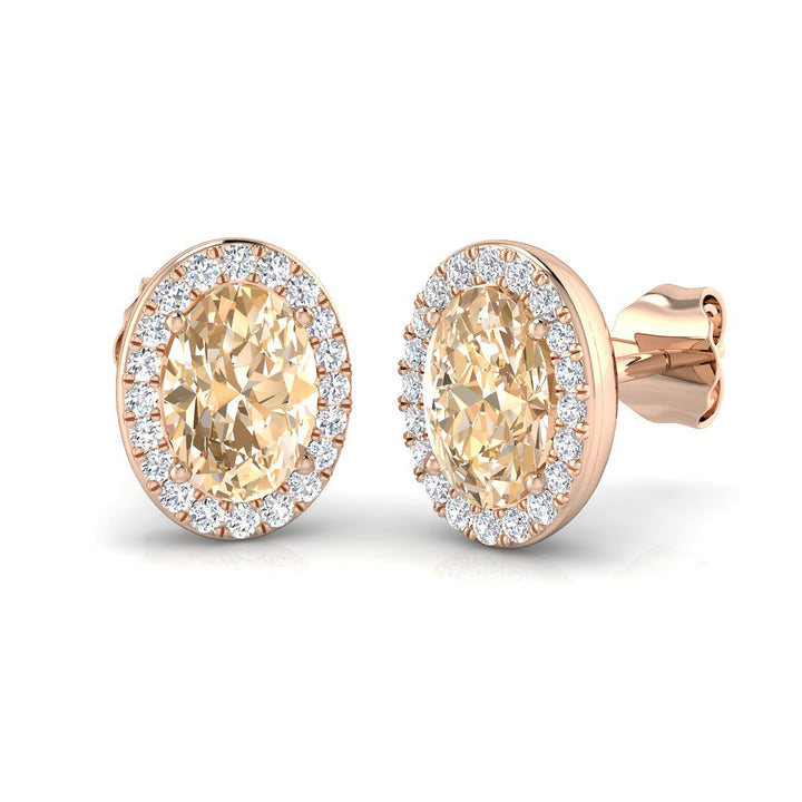 Morganite Earrings | My Jewel World
