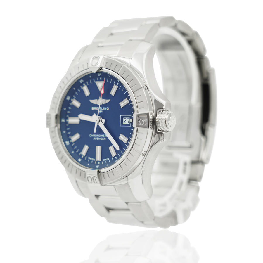 Breitling Avenger Blue Dial Stainless Steel Ref: A17318101C1A1