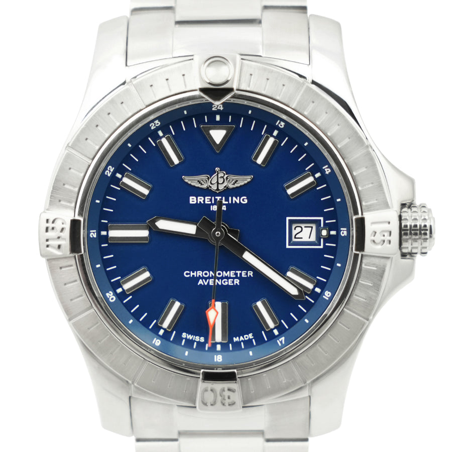 Breitling Avenger Blue Dial Stainless Steel Ref: A17318101C1A1