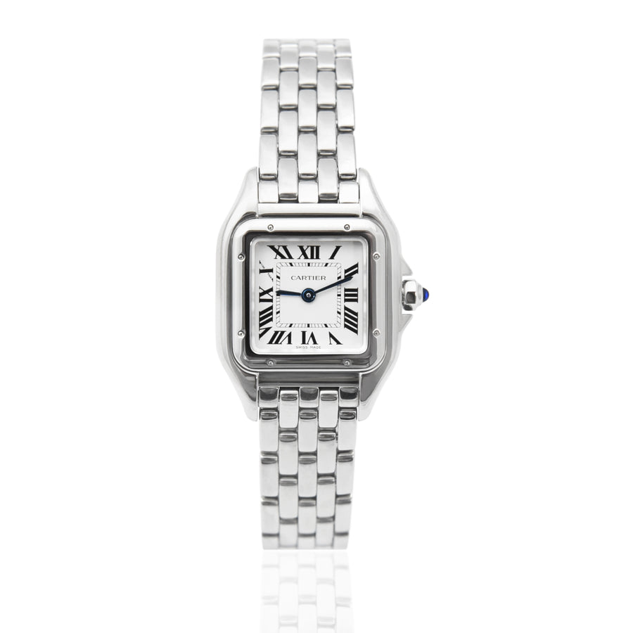Cartier Panthere De Cartier White Dial Stainless Steel Ref: WSPN0006