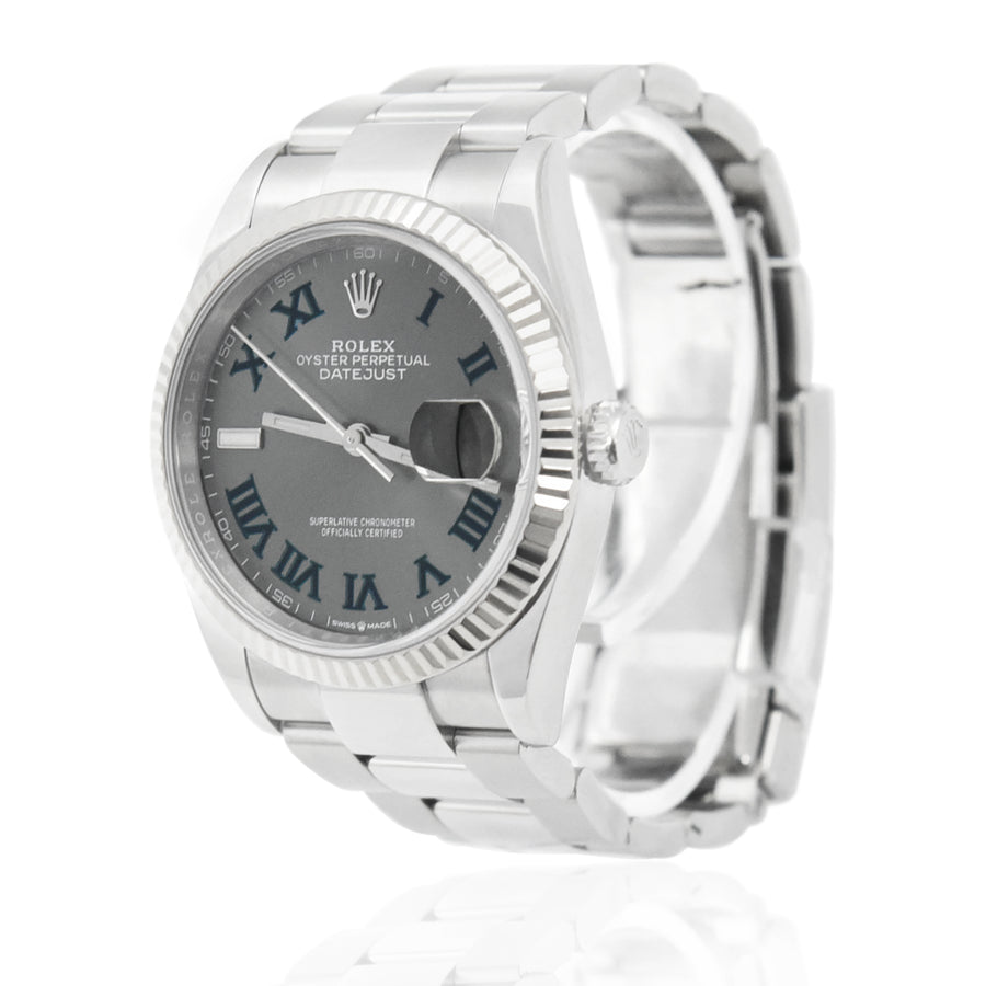 Rolex DateJust Grey Dial Stainless Steel Ref: 126234