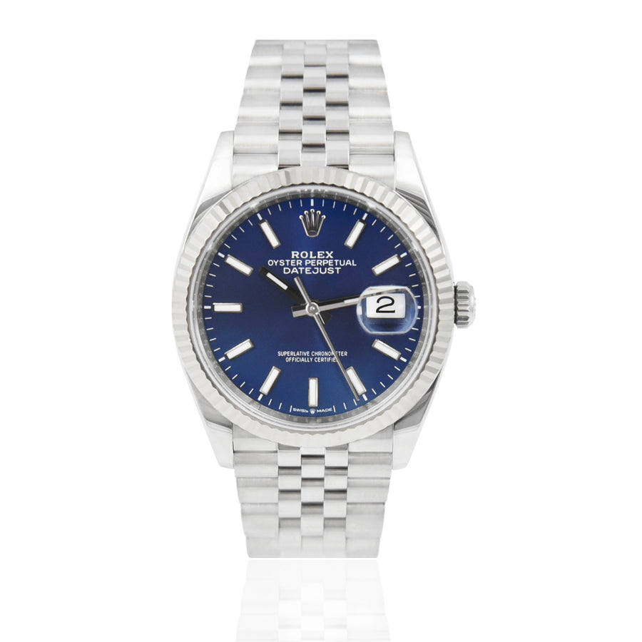 Rolex DateJust Blue Dial Stainless Steel Ref: 126234