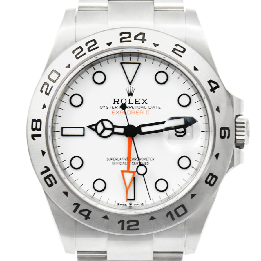 Rolex Explorer II Stainless Steel White Dial Ref: 226570