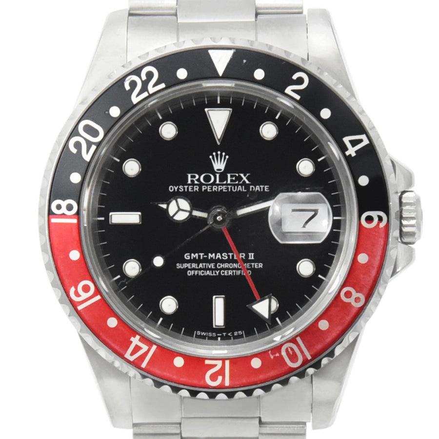 Rolex GMT-Master II Black Dial Stainless Steel Ref: 16710