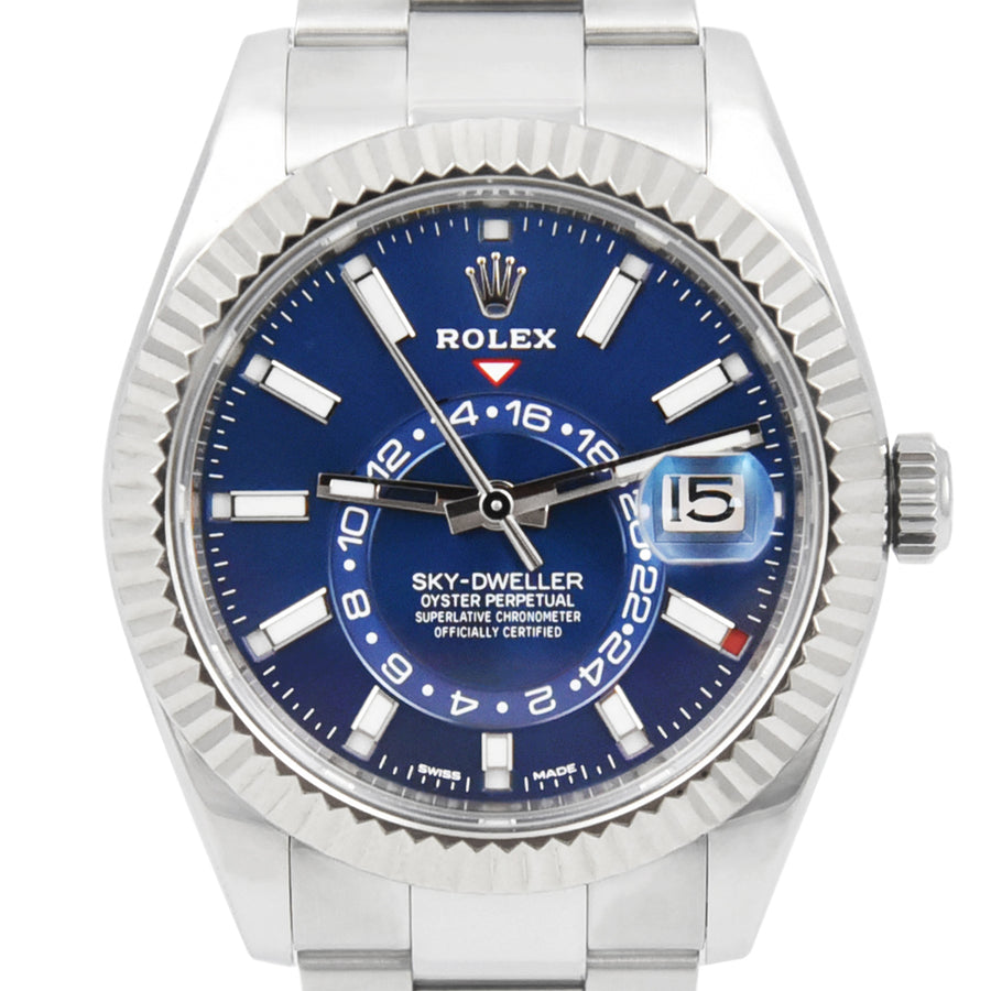 Rolex Sky-Dweller Blue Dial Stainless Steel Ref: 326934
