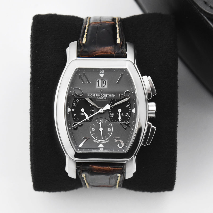 Vacheron Constantin Royal Eagle Chronograph Grey Dial Leather Strap Ref: 50645