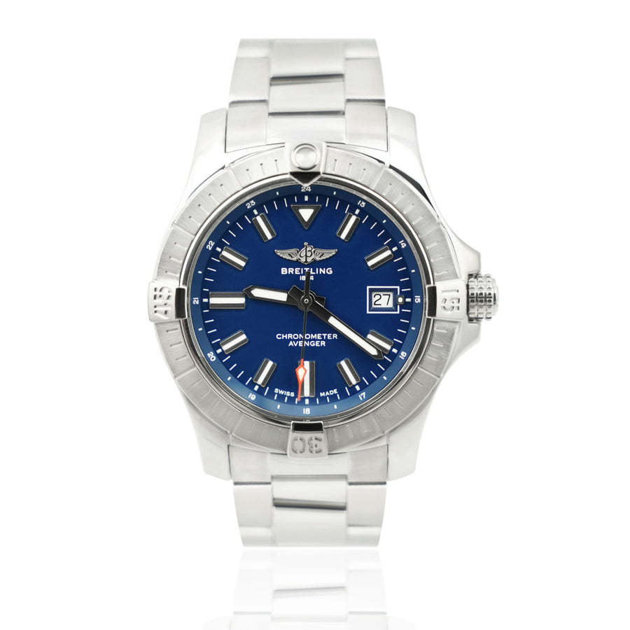 Breitling Avenger Blue Dial Stainless Steel Ref: A17318101C1A1 - My Jewel World