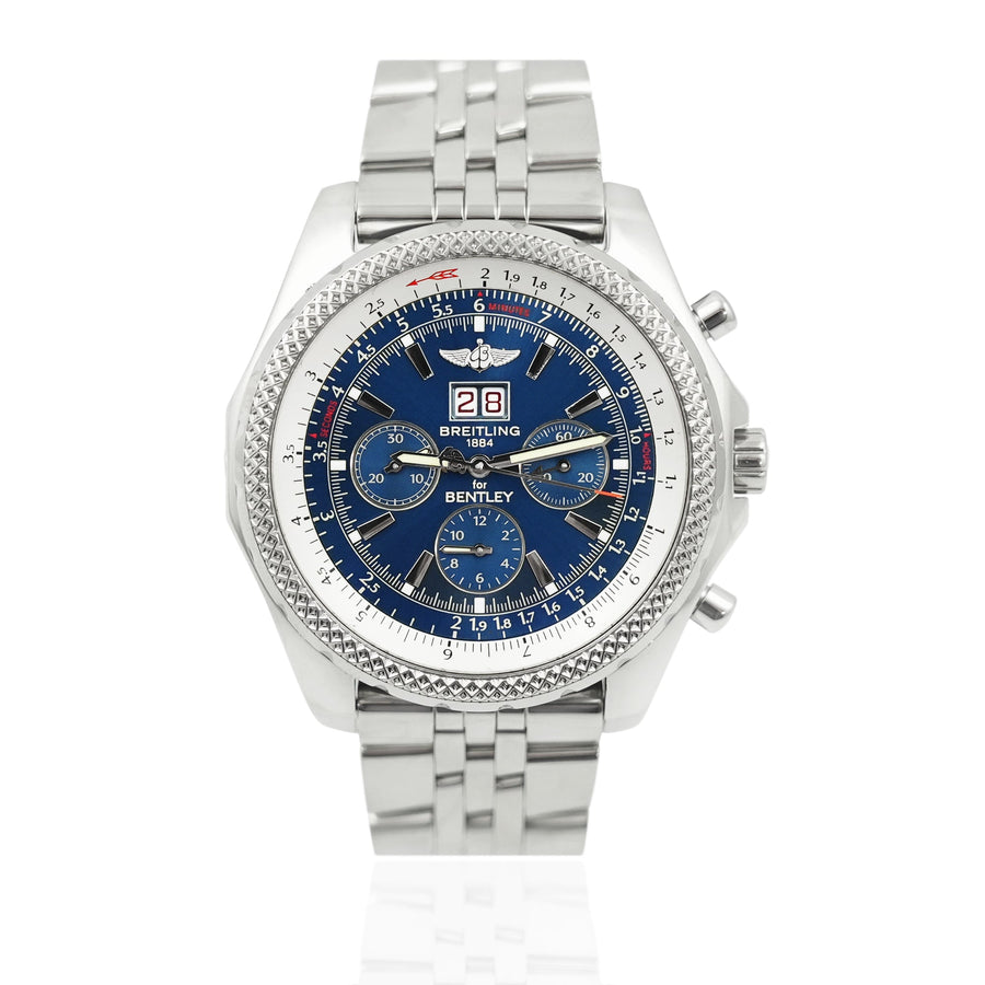 Breitling Bentley Blue Dial Stainless Steel Ref: A44362 - My Jewel World