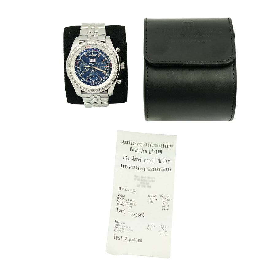 Breitling Bentley Blue Dial Stainless Steel Ref: A44362 - My Jewel World