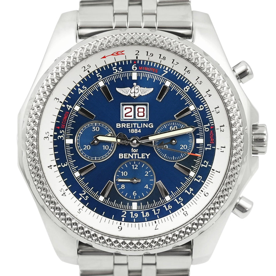 Breitling Bentley Blue Dial Stainless Steel Ref: A44362 - My Jewel World