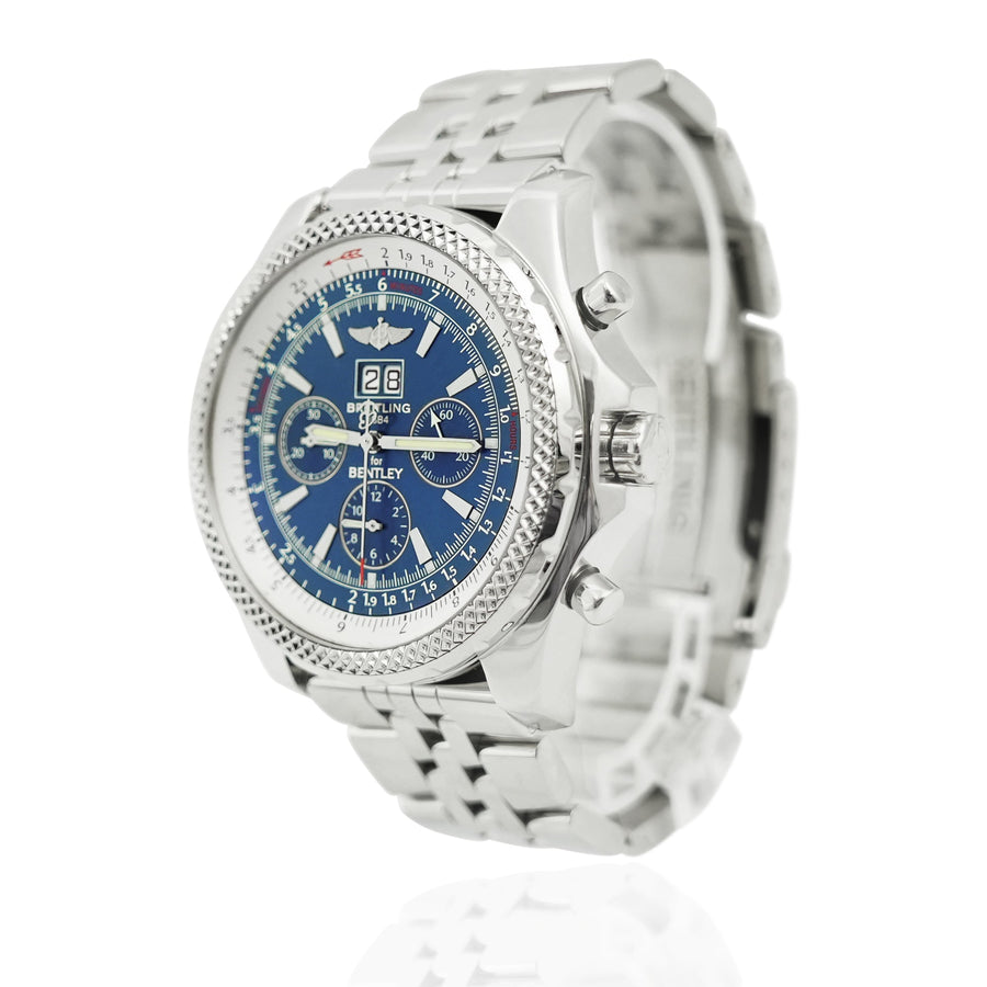 Breitling Bentley Blue Dial Stainless Steel Ref: A44362 - My Jewel World