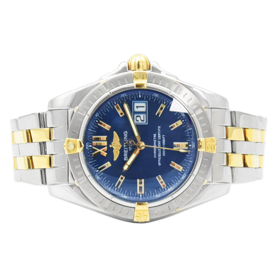 Breitling Cockpit Blue Dial Gold & Steel Ref: B49350 - My Jewel World