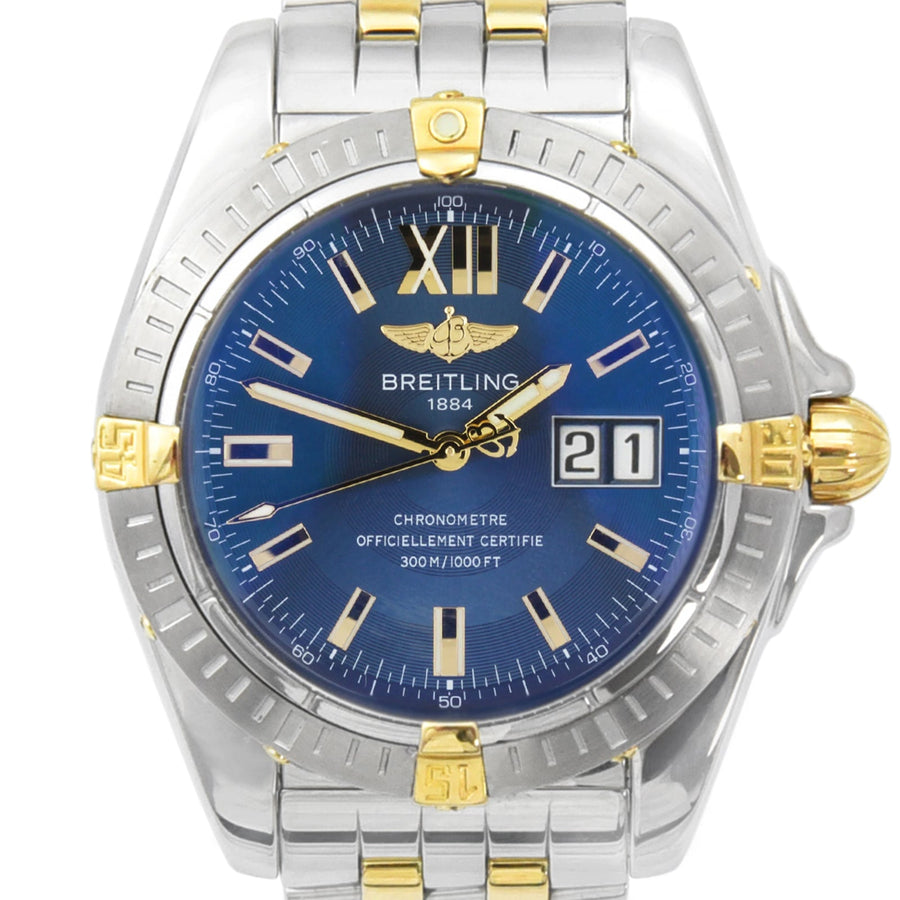 Breitling Cockpit Blue Dial Gold & Steel Ref: B49350 - My Jewel World