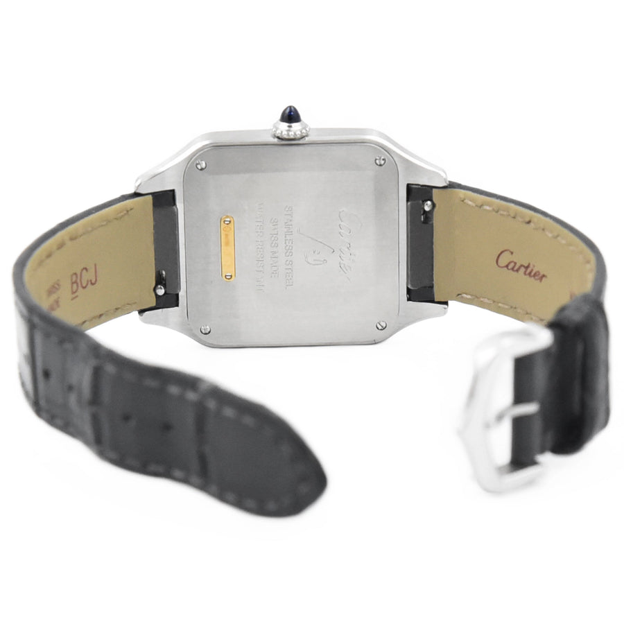 Cartier Santos - Dumont Grey Dial Leather Strap Ref: W2SA0028 - My Jewel World