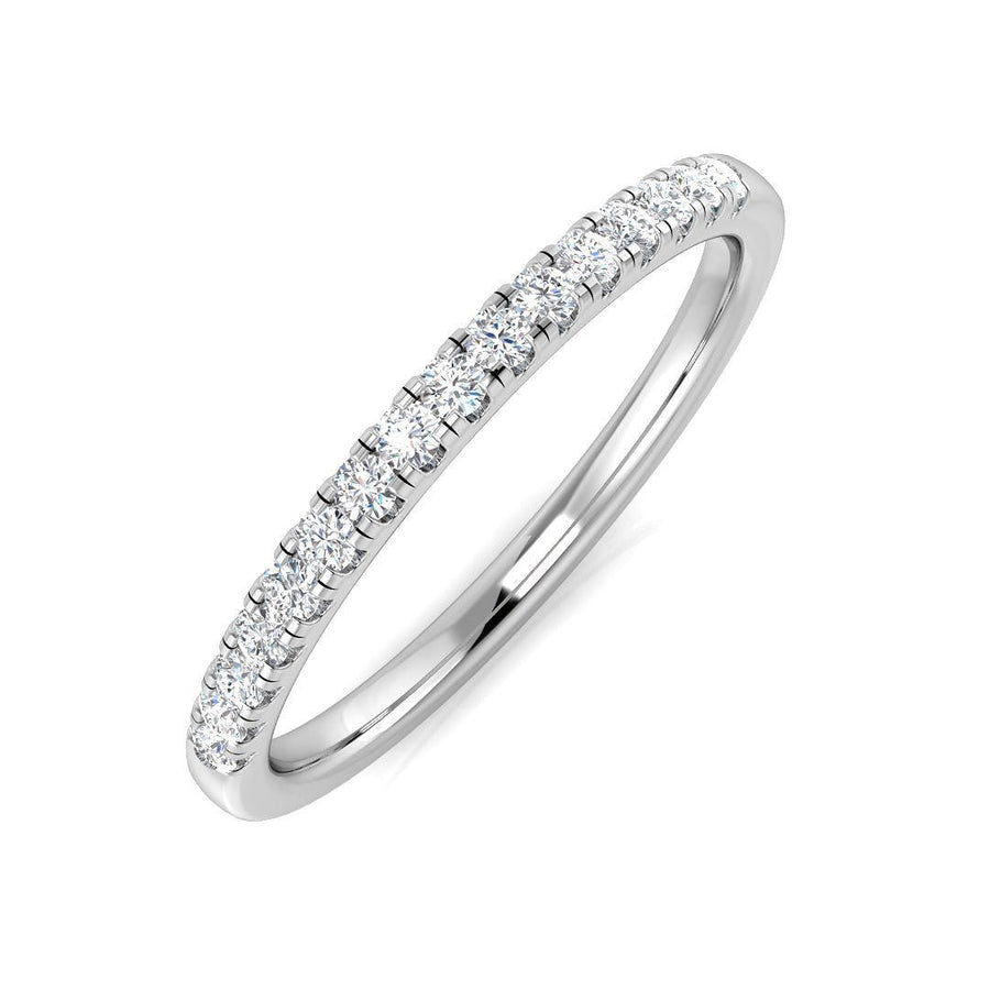 Diamond 16 Stone Eternity Ring 0.15ct F-VS Quality in Platinum - My Jewel World