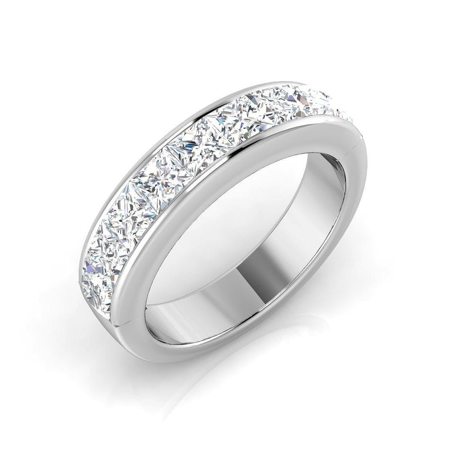 Diamond 9 Stone Eternity Ring 1.50ct F-VS Quality in Platinum - My Jewel World