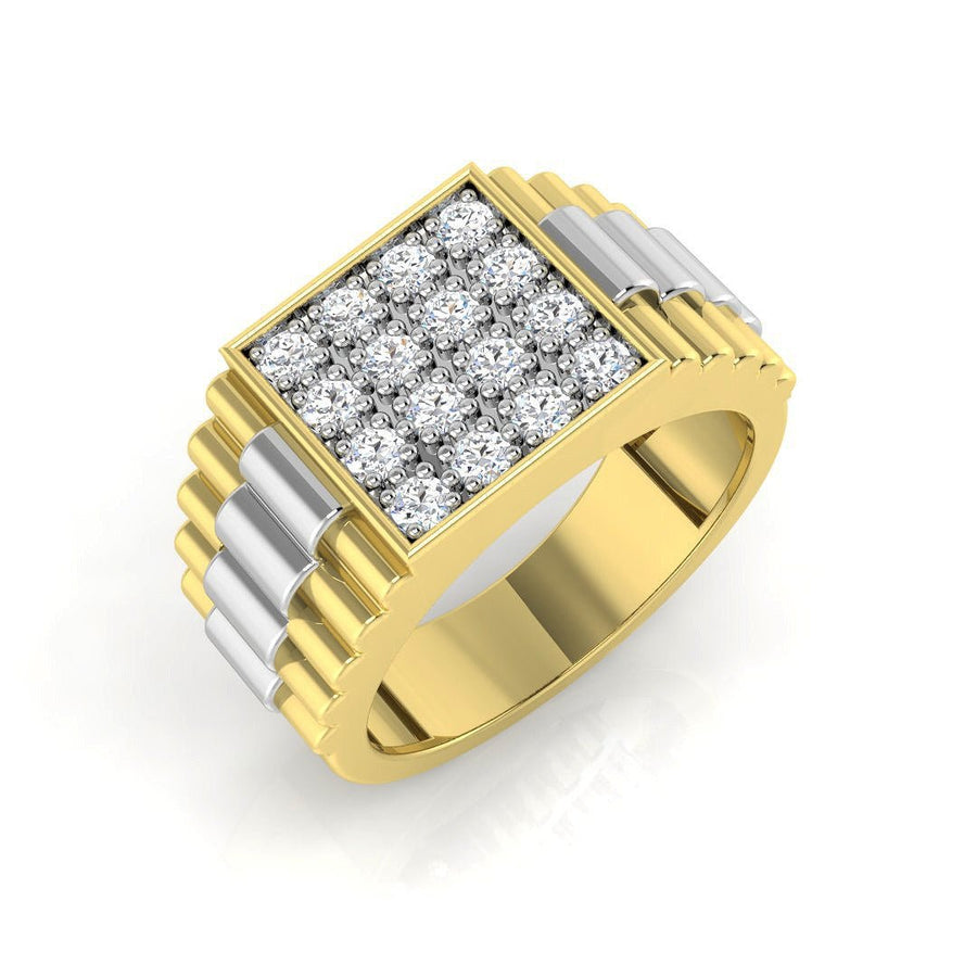 Diamond Fancy Ring 0.50ct G - SI Quality in 9K Yellow Gold - My Jewel World