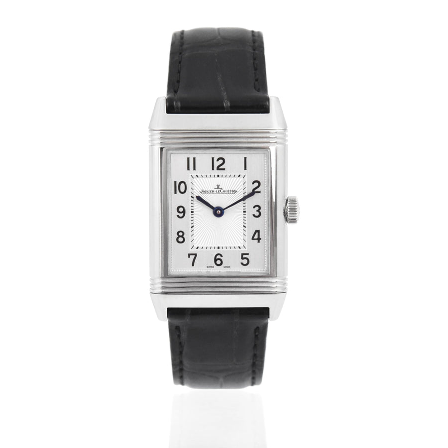 Jaeger - Lecoultre Reverso Classic Silver Dial Leather Strap Ref: Q2548440 - My Jewel World