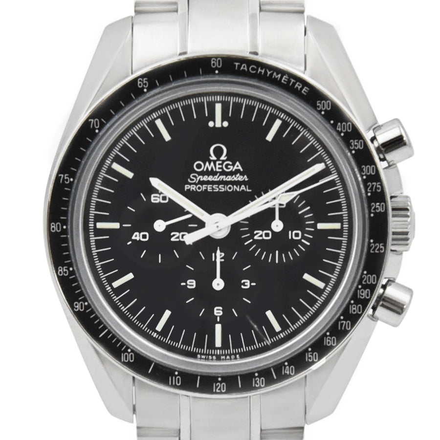 Omega Speedmaster Moonwatch Professional Black Dial Stainless Steel Ref: 3573.50.00 - My Jewel World