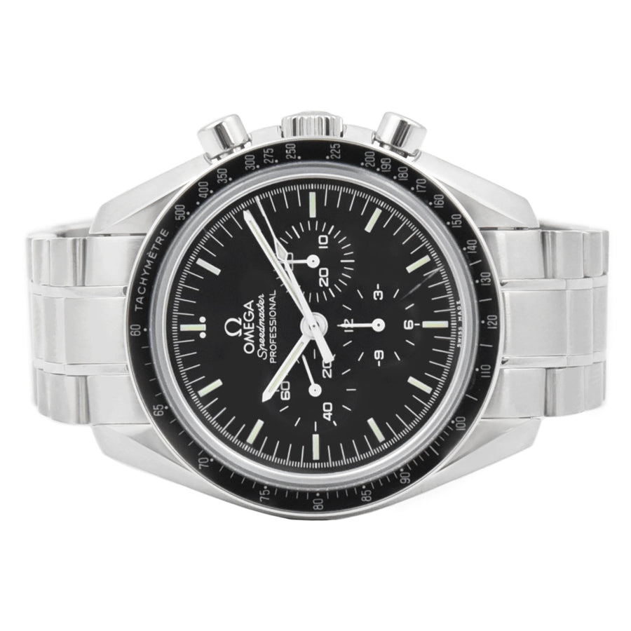 Omega Speedmaster Moonwatch Professional Black Dial Stainless Steel Ref: 3573.50.00 - My Jewel World