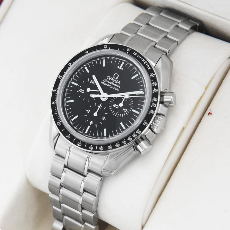 Omega Speedmaster Moonwatch Professional Black Dial Stainless Steel Ref: 3573.50.00 - My Jewel World