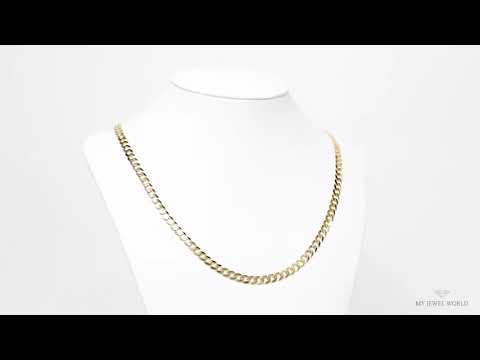 9ct Yellow Gold 18 Inch Curb Chain 16.9g
