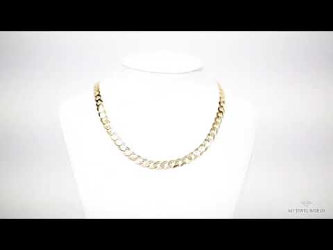 9ct Yellow Gold 26 Inch Curb Chain 37.6g