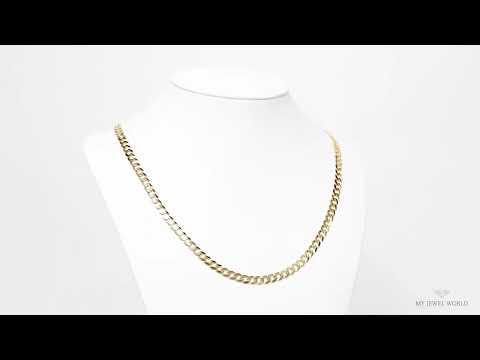 9ct Yellow Gold 20 Inch Curb Chain 18.1g