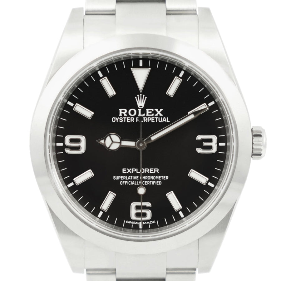 Rolex Explorer Black Dial Stainless Steel Ref: 214270 - My Jewel World