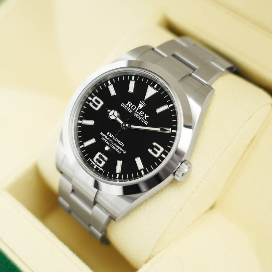 Rolex Explorer Black Dial Stainless Steel Ref: 214270 - My Jewel World