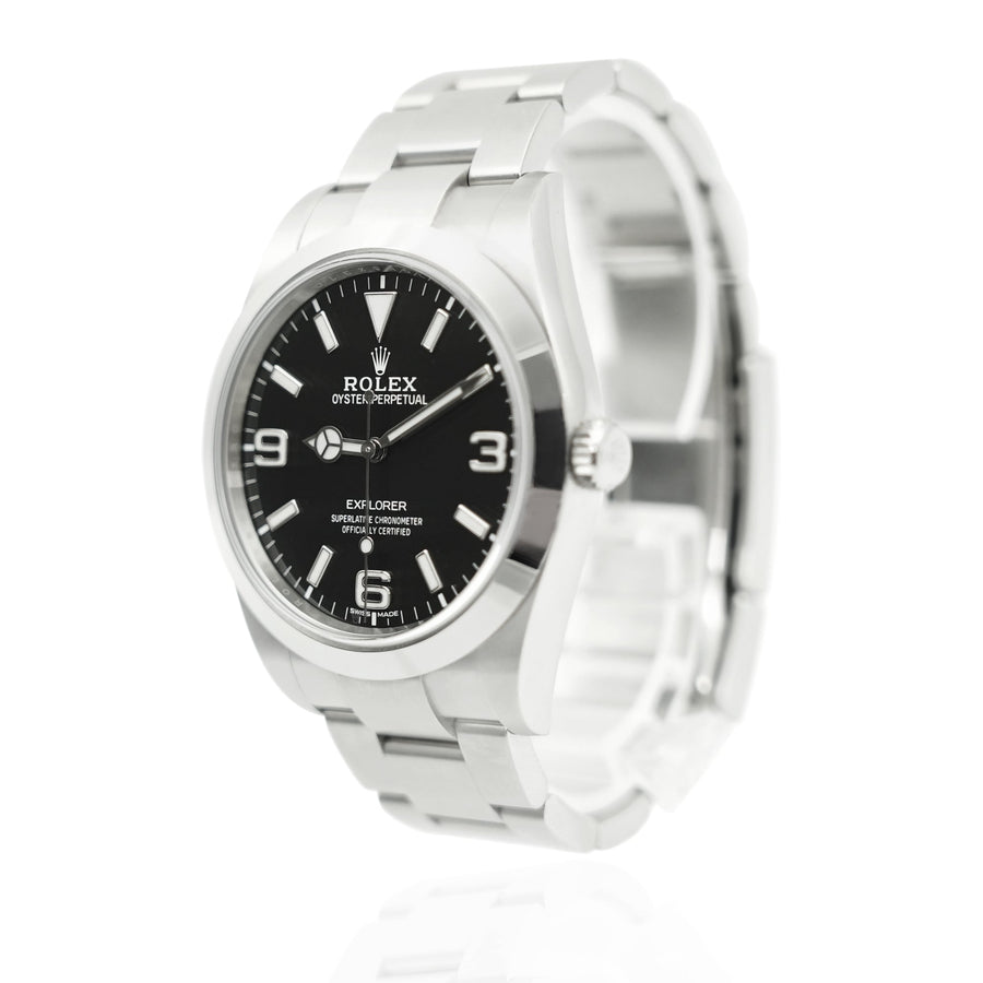 Rolex Explorer Black Dial Stainless Steel Ref: 214270 - My Jewel World