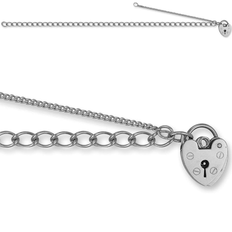 925 Sterling Silver 3mm Charm Bracelet - My Jewel World