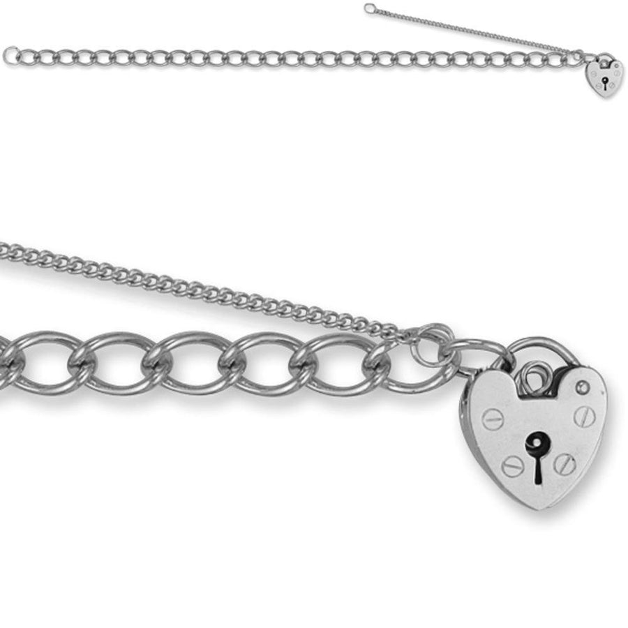 925 Sterling Silver 5.5mm Charm Bracelet - My Jewel World