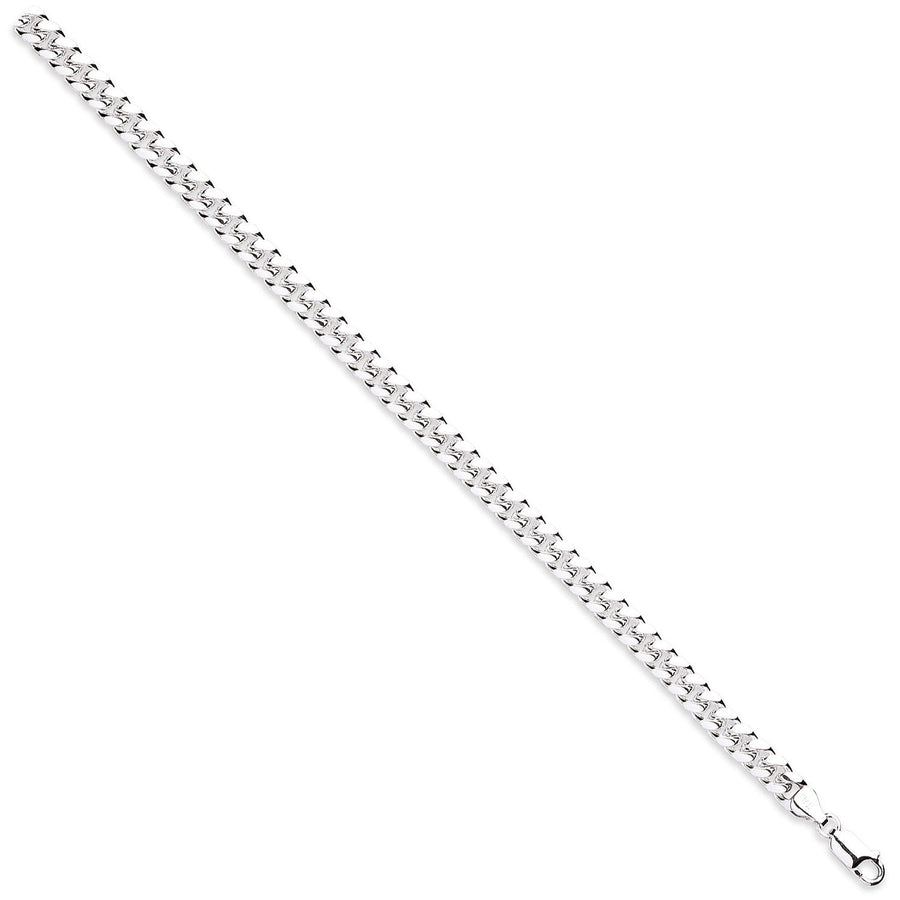 925 Sterling Silver 6.5mm 18 Inch Solid Cuban Curb Necklace 51.5g - My Jewel World