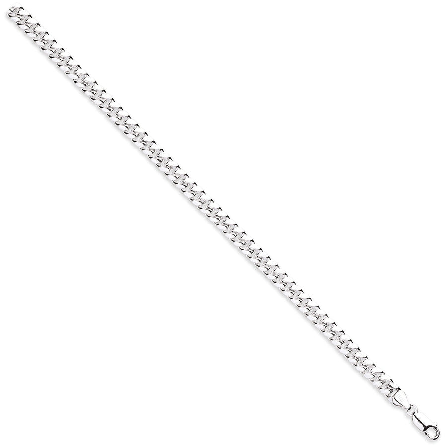 925 Sterling Silver 6.5mm 22 Inch Solid Cuban Curb Necklace 63.5g - My Jewel World