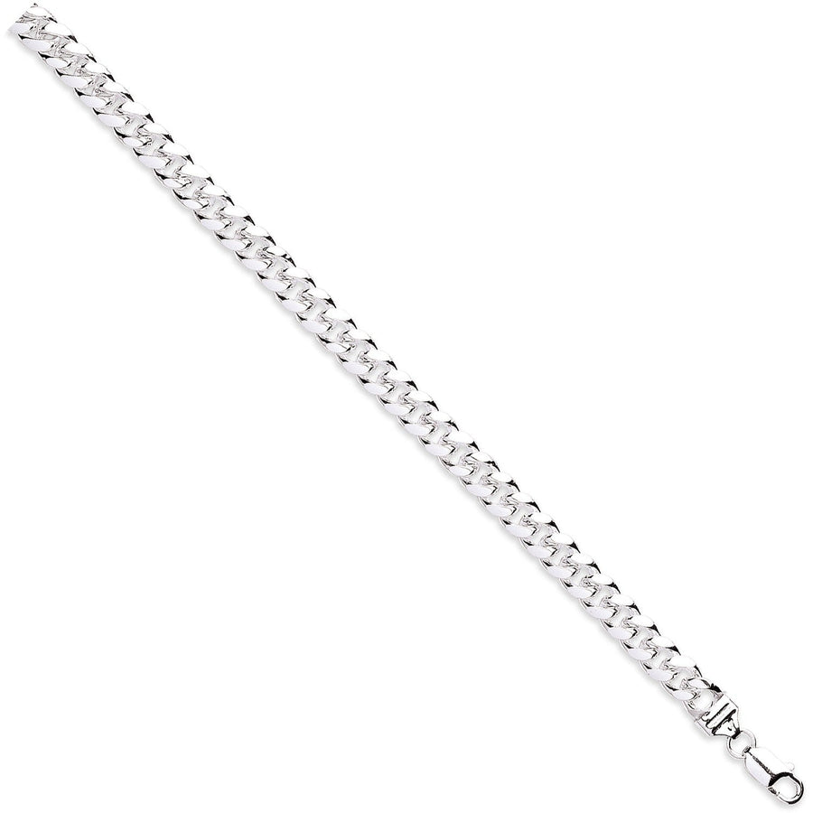 925 Sterling Silver 8.5mm 24 Inch Solid Cuban Curb Necklace 101.0g - My Jewel World