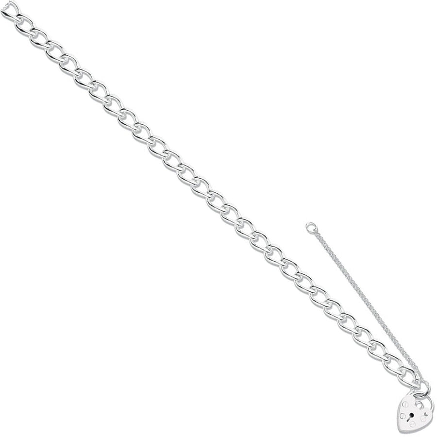 925 Sterling Silver Charm Bracelet 12.6g - My Jewel World