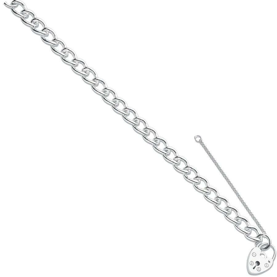 925 Sterling Silver Charm Bracelet 22.0g - My Jewel World