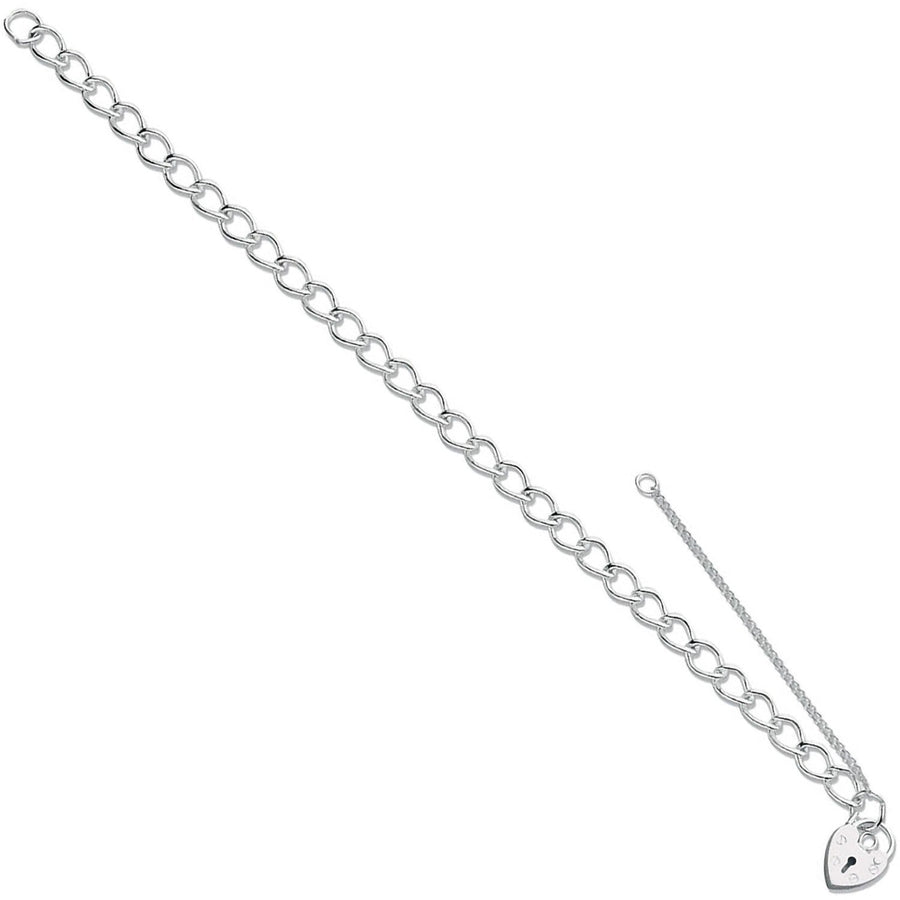 925 Sterling Silver Charm Bracelet 6.8g - My Jewel World