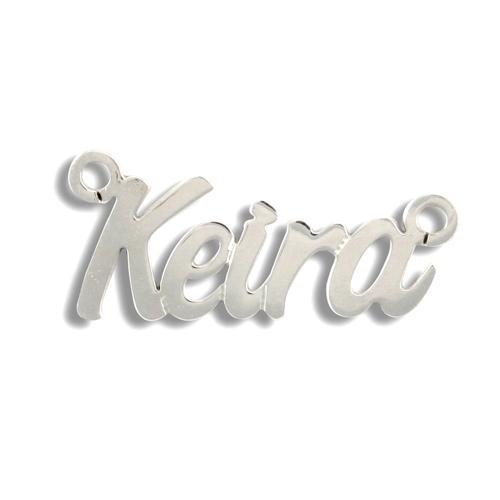 9ct White Gold Personalised Keira Style Name Necklace - My Jewel World