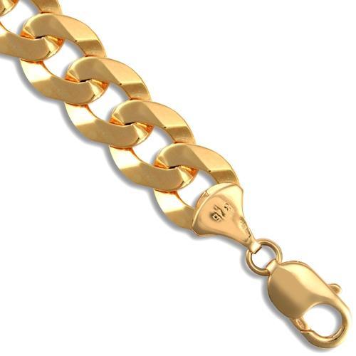 9ct Yellow Gold 22 Inch Curb Chain - My Jewel World
