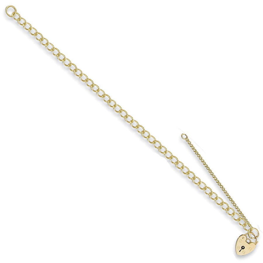 9ct Yellow Gold Baby Child Charm Bracelet 3.8g - My Jewel World