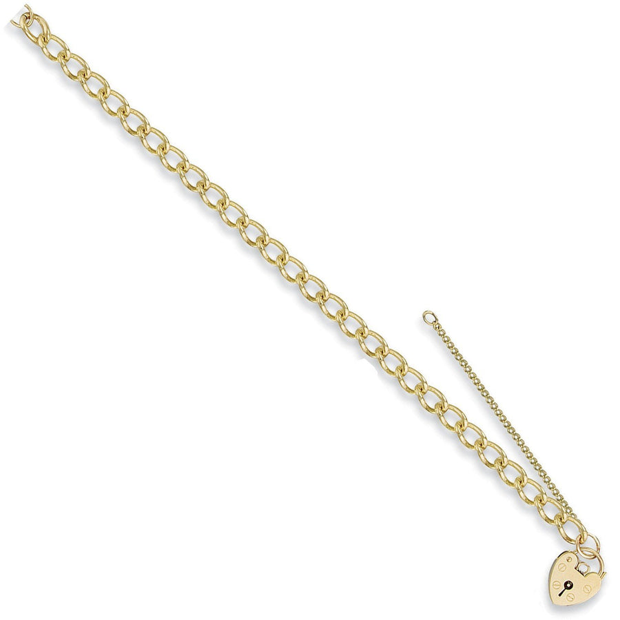 9ct Yellow Gold Charm Bracelet 12.8g - My Jewel World