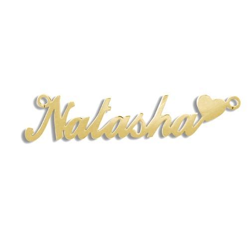 9ct Yellow Gold Personalised Natasha Style Name Necklace - My Jewel World