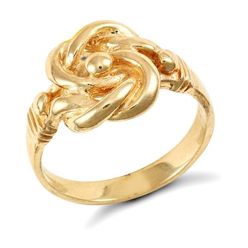 9ct Yellow Gold Single Knot Ring