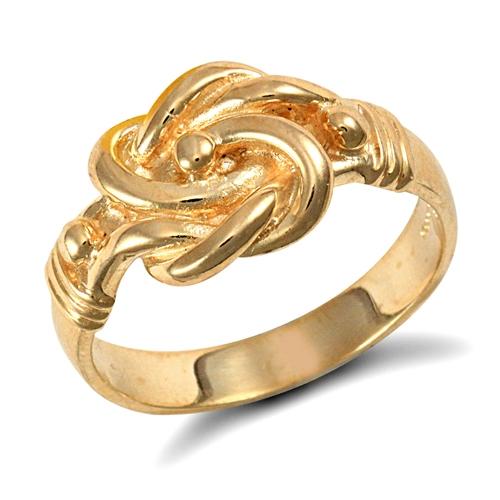 9ct Yellow Gold Single Knot Ring