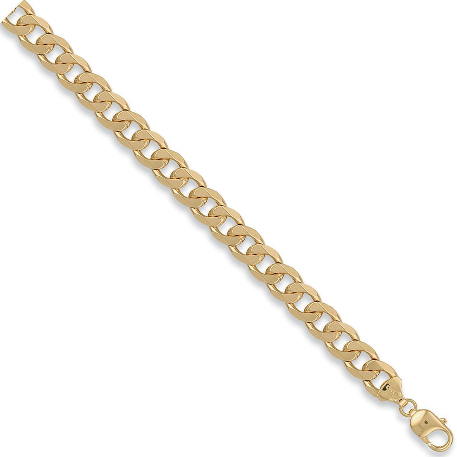 9ct Yellow Gold Solid 10.5mm 20 Inch Curb Necklace 72.0g - My Jewel World